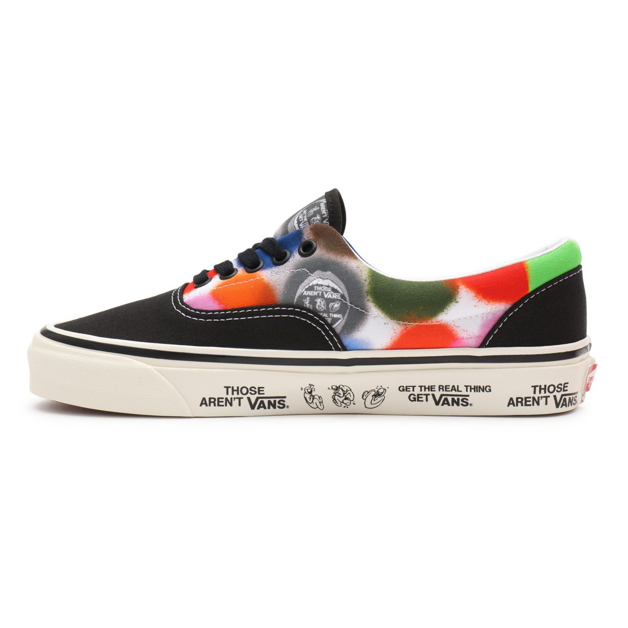 Vans Anaheim Factory Era 95 DX Multicolour Classic Mens Womens - (Anaheim Factory) spray spots/black VN0A2RR19MJ Shoes