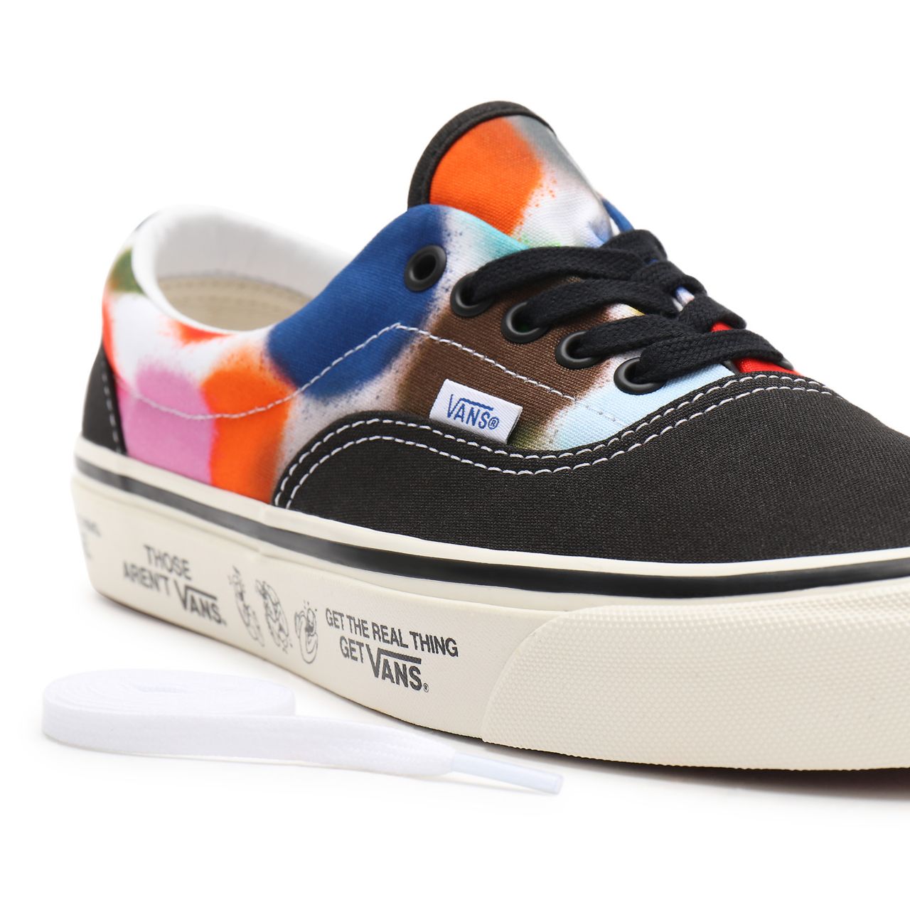 Vans Anaheim Factory Era 95 DX Multicolour Classic Mens Womens - (Anaheim Factory) spray spots/black VN0A2RR19MJ Shoes