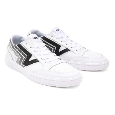 Vans Fader Lowland ComfyCush White Classic Mens Womens - (Fader) true white/black VN0A4TZY9P9 Shoes