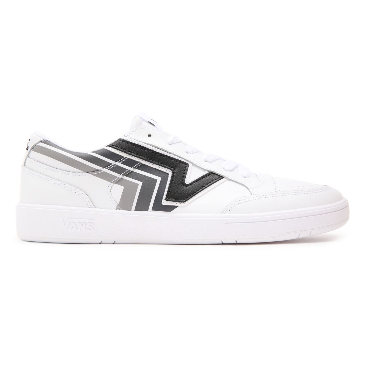 Vans Fader Lowland ComfyCush White Classic Mens Womens - (Fader) true white/black VN0A4TZY9P9 Shoes