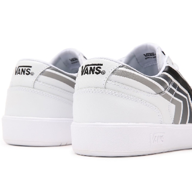 Vans Fader Lowland ComfyCush White Classic Mens Womens - (Fader) true white/black VN0A4TZY9P9 Shoes