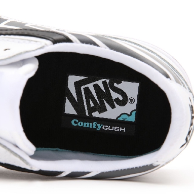 Vans Fader Lowland ComfyCush White Classic Mens Womens - (Fader) true white/black VN0A4TZY9P9 Shoes