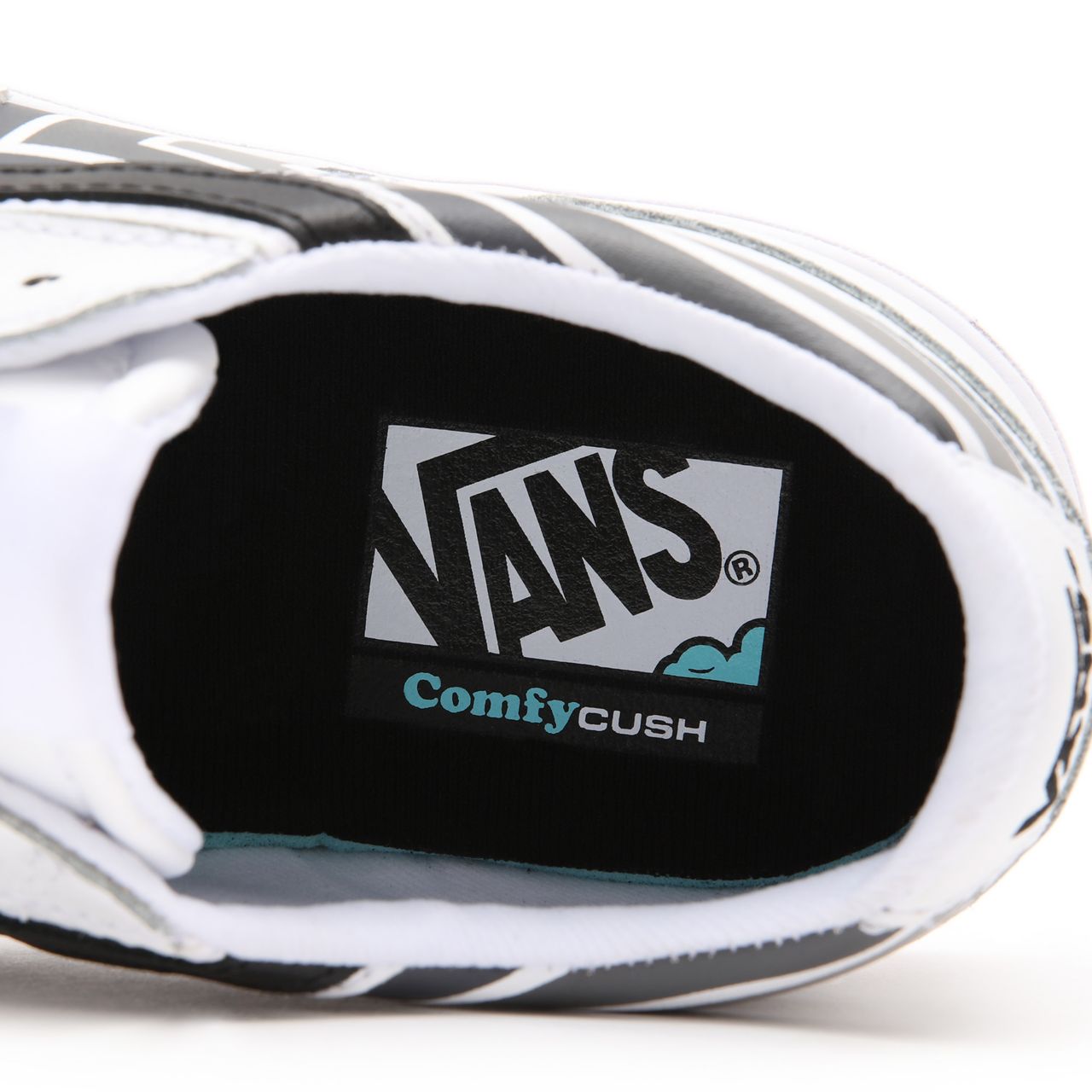 Vans Fader Lowland ComfyCush White Classic Mens Womens - (Fader) true white/black VN0A4TZY9P9 Shoes