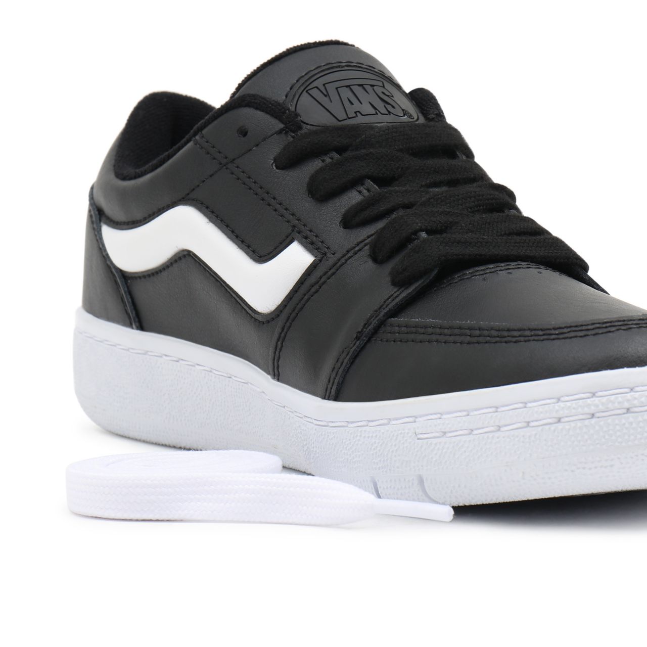 Vans Fairlane Black Classic Mens Womens - Black/White VN0A5KR4Y28 Shoes