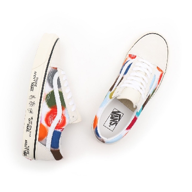 Vans Anahiem Factory Old Skool 36 DX Multicolour Classic Mens Womens - (Anaheim Factory) spray spots/marshmallow VN0A54F39XQ Shoes