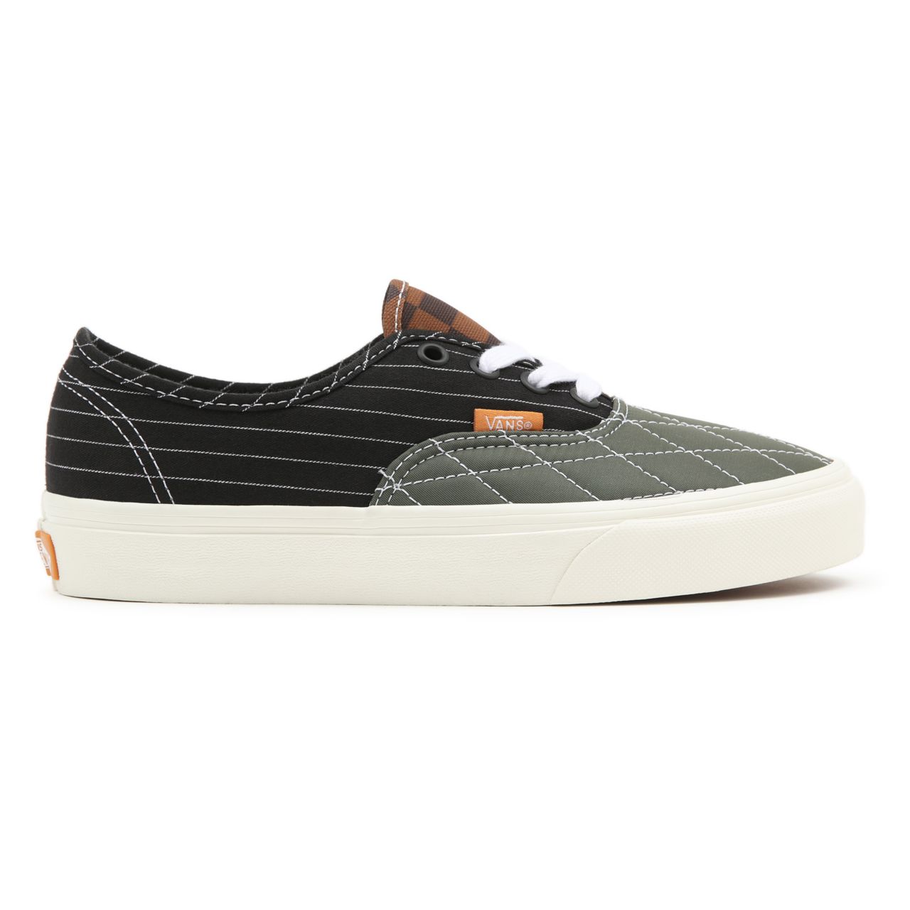 Vans Mixed Utility Authentic Multicolour Classic Mens Womens - (Mixed Utility) Pinstripe/Multi VN0A5KRD8D8 Shoes