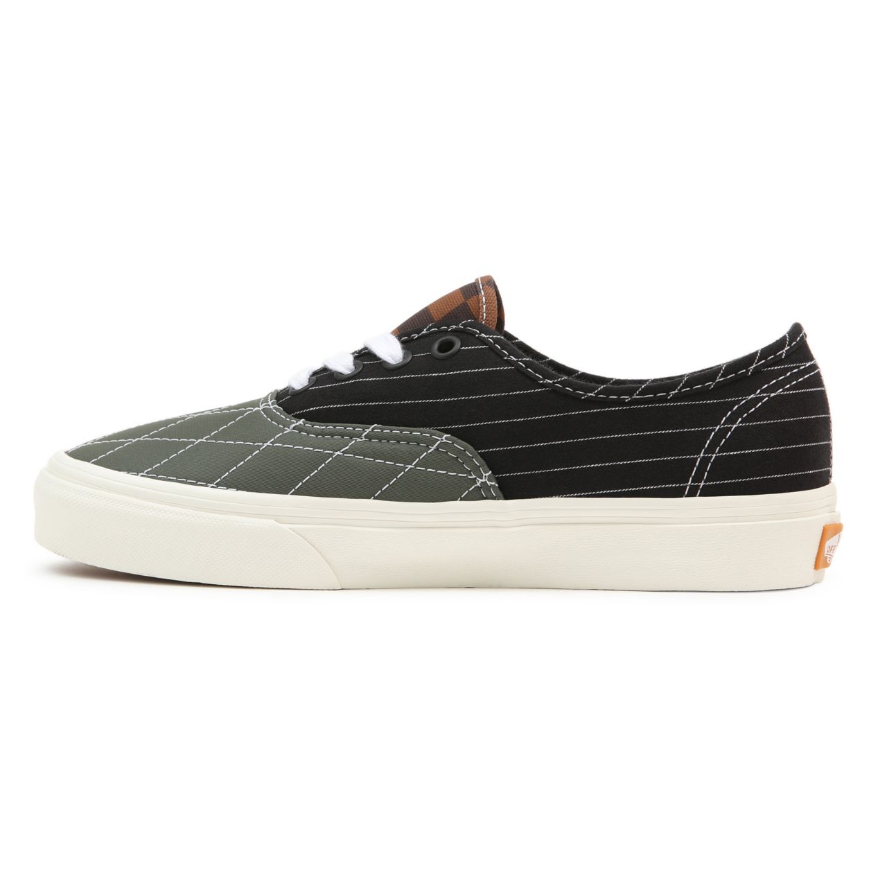 Vans Mixed Utility Authentic Multicolour Classic Mens Womens - (Mixed Utility) Pinstripe/Multi VN0A5KRD8D8 Shoes