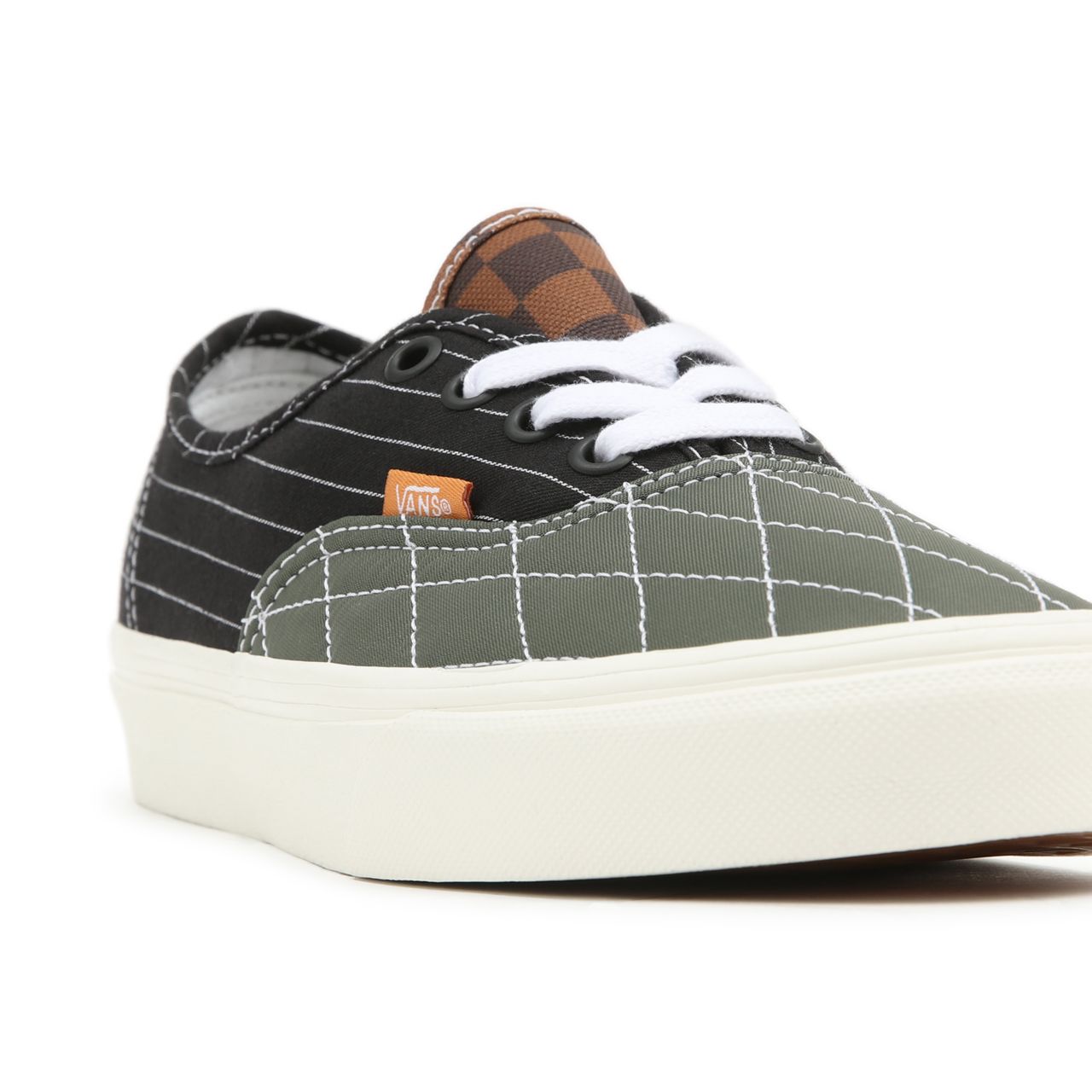 Vans Mixed Utility Authentic Multicolour Classic Mens Womens - (Mixed Utility) Pinstripe/Multi VN0A5KRD8D8 Shoes