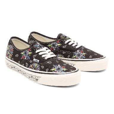 Vans Anaheim Factory Authentic 44 DX Black Classic Mens Womens - (Anaheim Factory) Vans paisley/black VN0A54F29GG Shoes