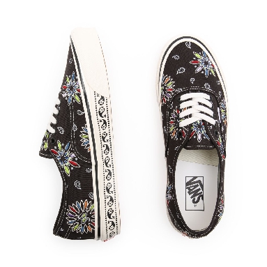 Vans Anaheim Factory Authentic 44 DX Black Classic Mens Womens - (Anaheim Factory) Vans paisley/black VN0A54F29GG Shoes