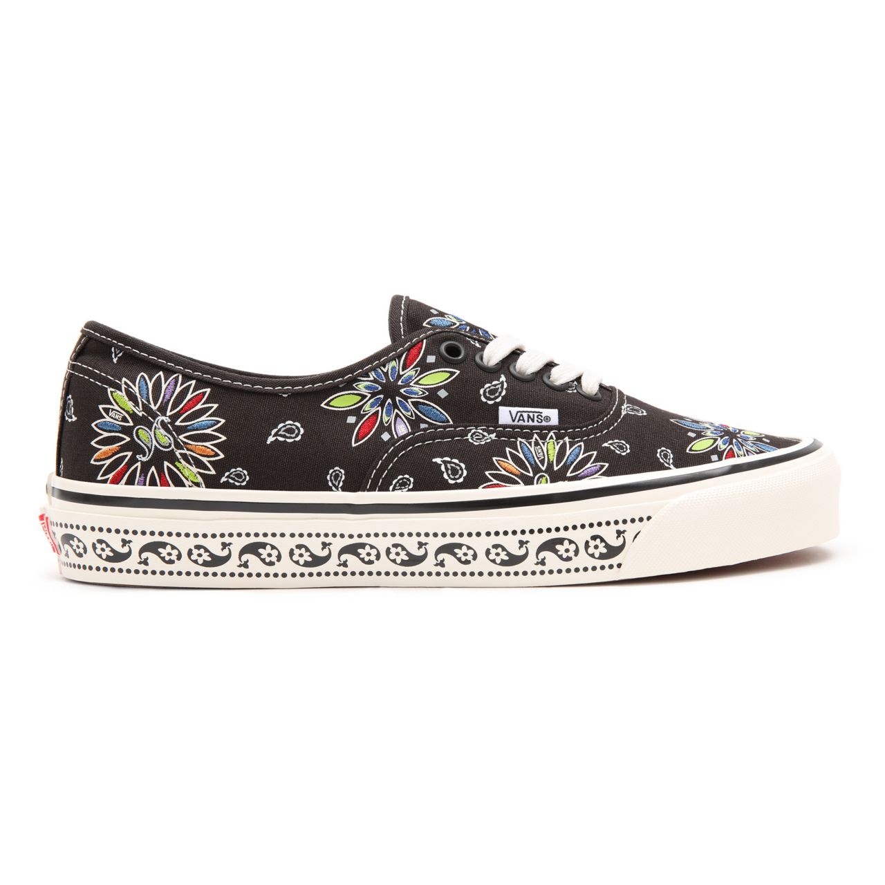 Vans Anaheim Factory Authentic 44 DX Black Classic Mens Womens - (Anaheim Factory) Vans paisley/black VN0A54F29GG Shoes