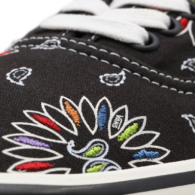 Vans Anaheim Factory Authentic 44 DX Black Classic Mens Womens - (Anaheim Factory) Vans paisley/black VN0A54F29GG Shoes