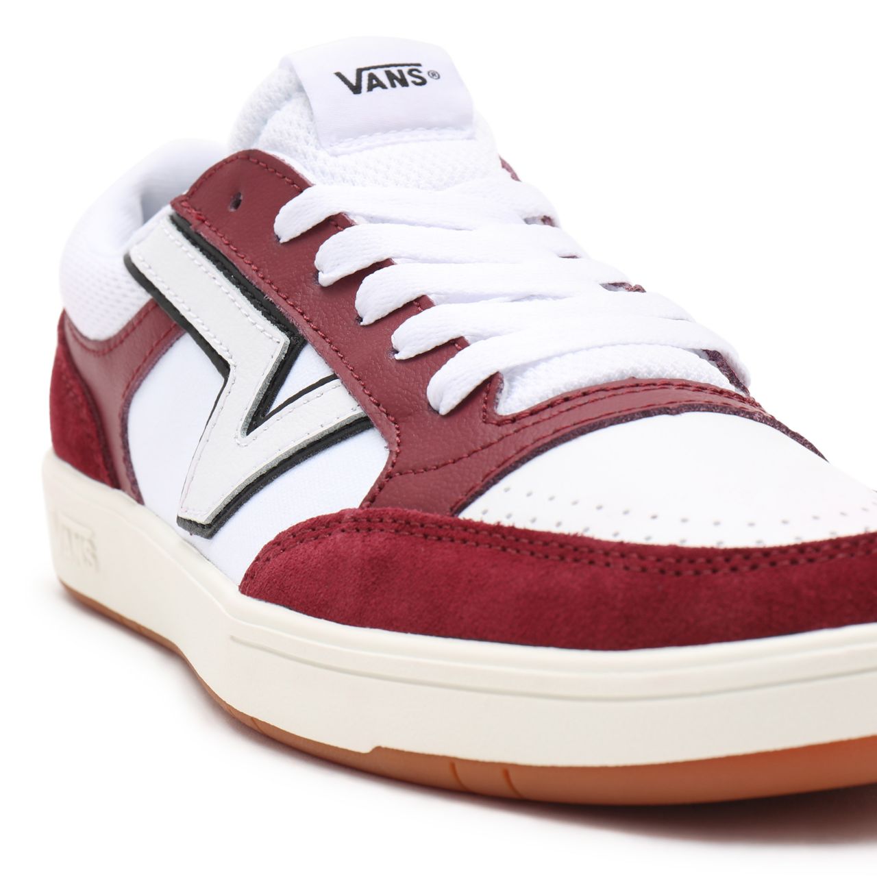 Vans Freshman Pack Lowland ComfyCush Red Classic Mens Womens - (Freshman Pack) pomegranate/black VN0A4TZY9QC Shoes