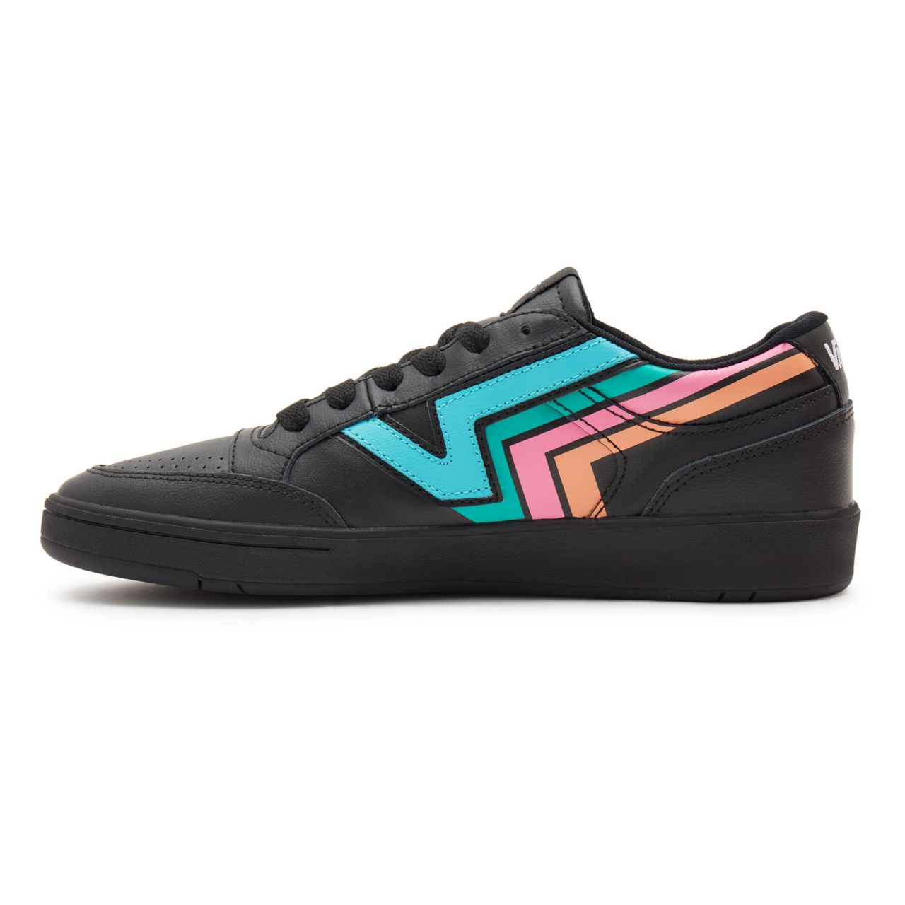 Vans Fader Lowland ComfyCush Black Classic Mens Womens - (Fader) black/multi VN0A4TZY9OL Shoes