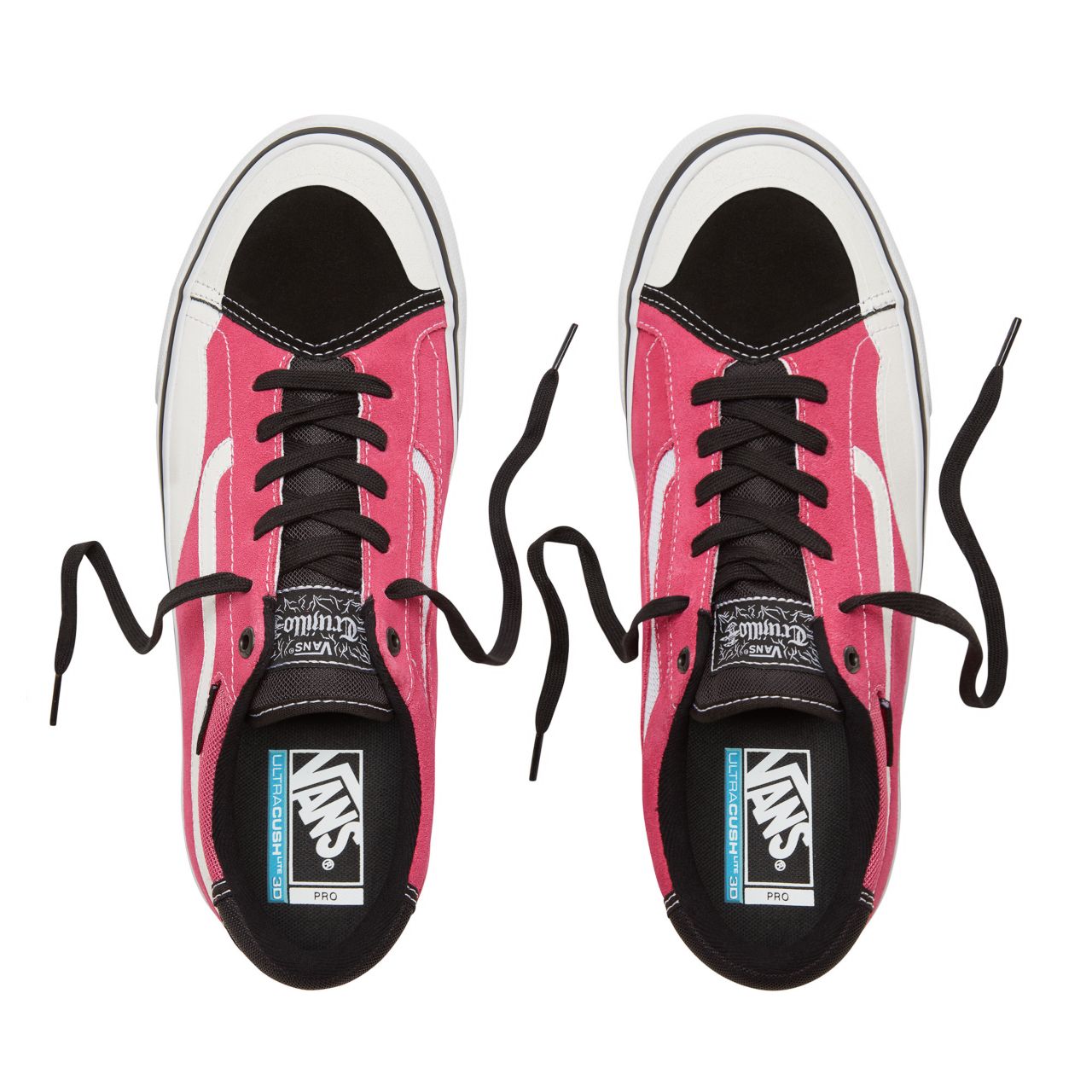 Vans TNT Advanced Prototype Pro Classic Mens Womens - Black/Magenta/White VA3TJXLJN Shoes