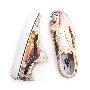 Vans OTW Gallery N. Kostechko Old Skool Multicolour Classic Mens Womens - (OTW Gallery N. Kostechko) allover repeat VN0A38G19FX Shoes