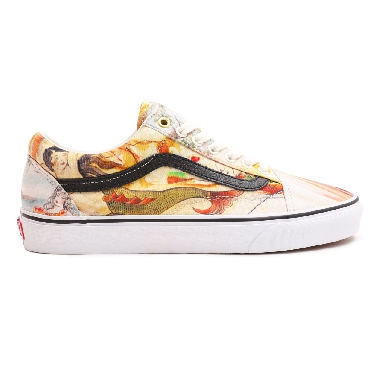 Vans OTW Gallery N. Kostechko Old Skool Multicolour Classic Mens Womens - (OTW Gallery N. Kostechko) allover repeat VN0A38G19FX Shoes