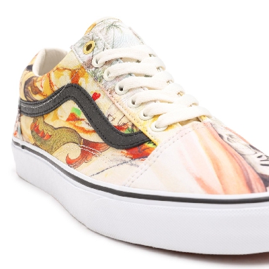 Vans OTW Gallery N. Kostechko Old Skool Multicolour Classic Mens Womens - (OTW Gallery N. Kostechko) allover repeat VN0A38G19FX Shoes