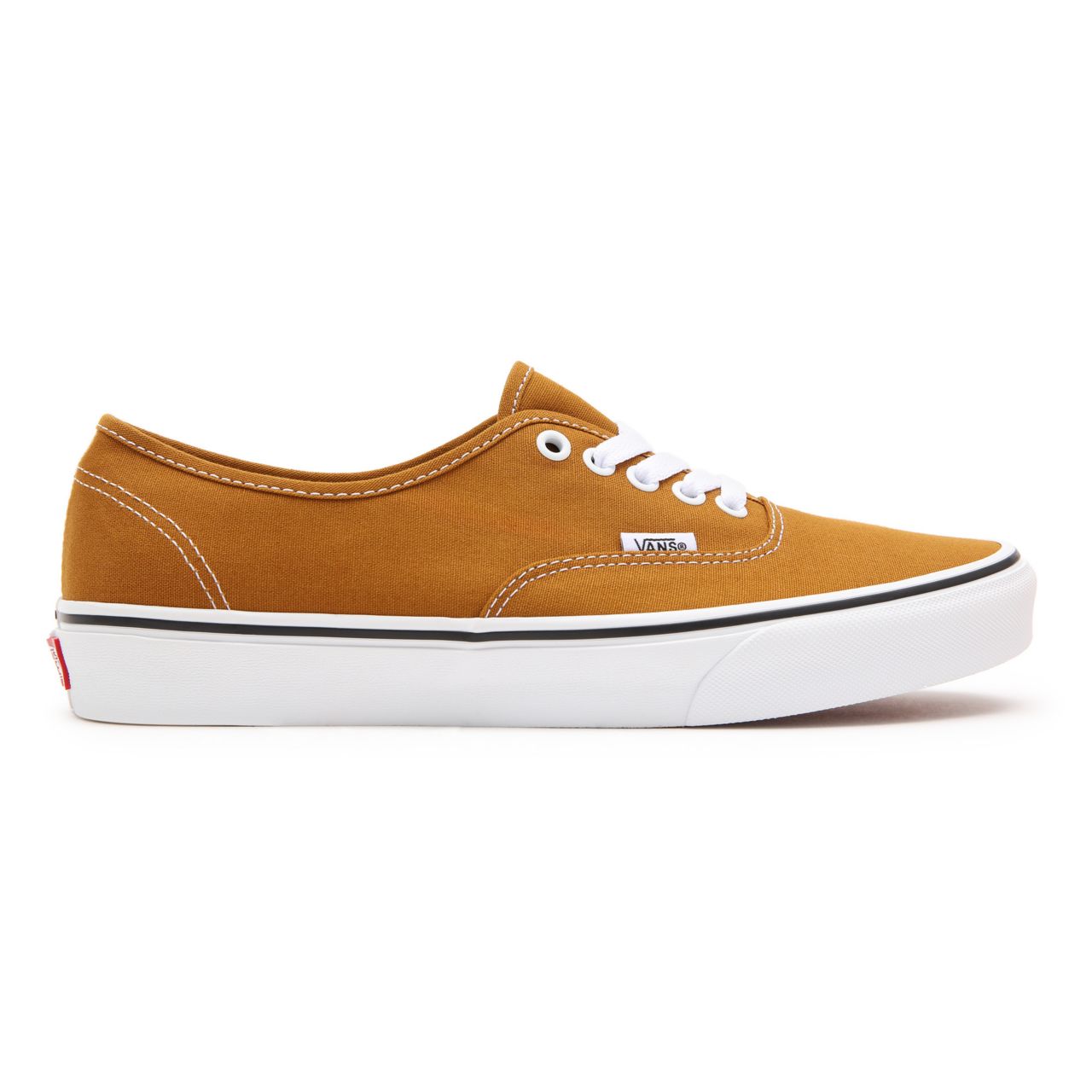 Vans Authentic Brown Classic Mens Womens - golden brown/true white VN0A5HZS9GE Shoes