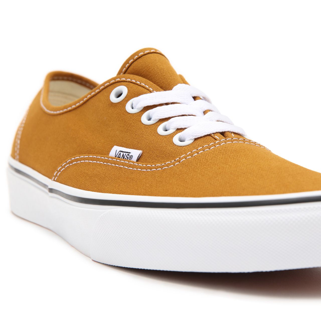 Vans Authentic Brown Classic Mens Womens - golden brown/true white VN0A5HZS9GE Shoes