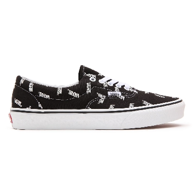 Vans Era Black Classic Mens Womens - (Vans) Black/True White VN0A54F1QW7 Shoes