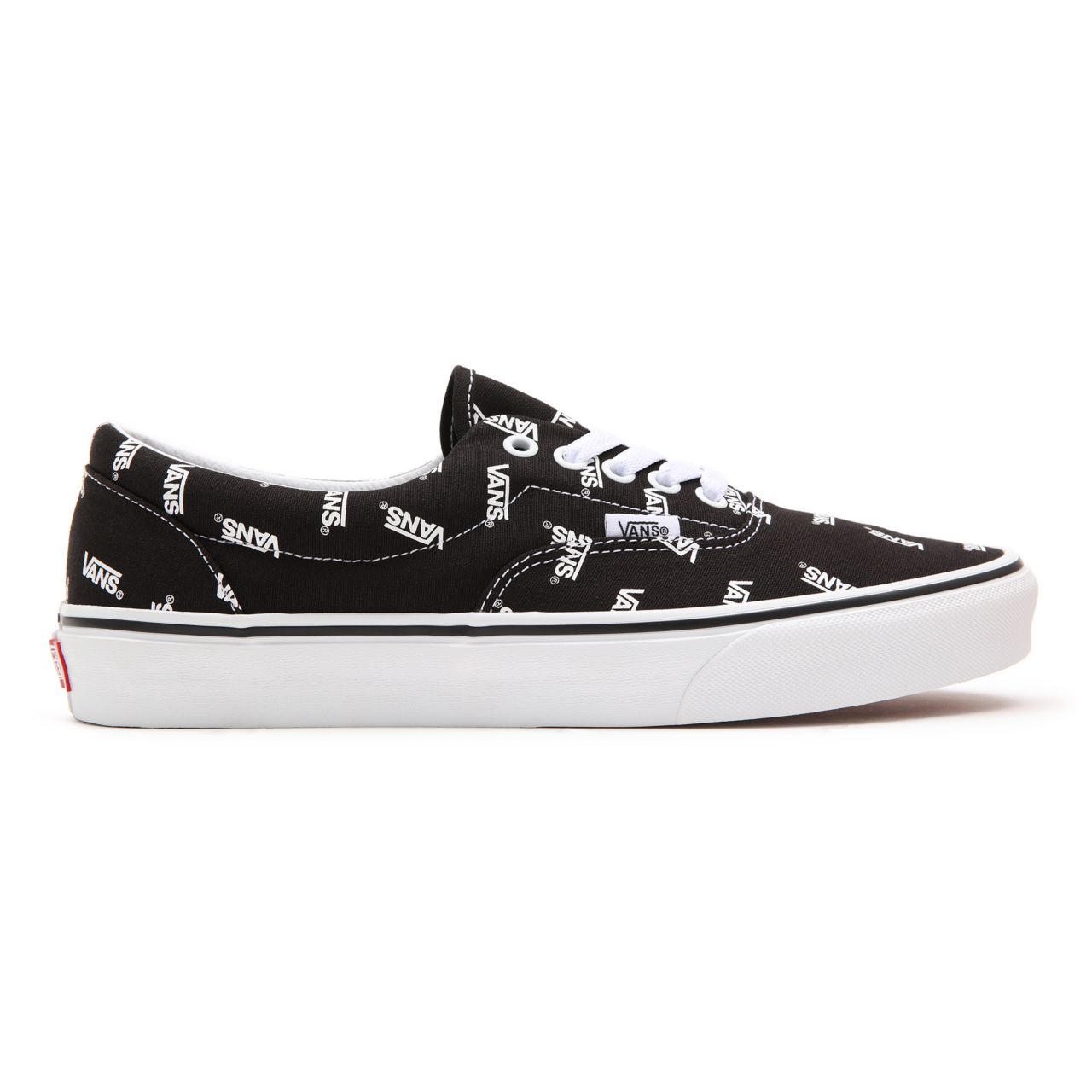 Vans Era Black Classic Mens Womens - (Vans) Black/True White VN0A54F1QW7 Shoes