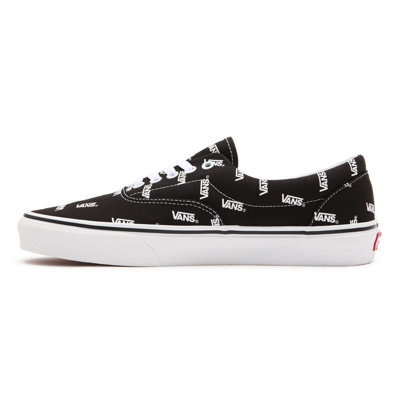 Vans Era Black Classic Mens Womens - (Vans) Black/True White VN0A54F1QW7 Shoes