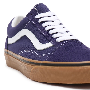 Vans Gum Old Skool Purple Classic Mens Womens - (Gum) astral aura/true white VN0A38G19LZ Shoes