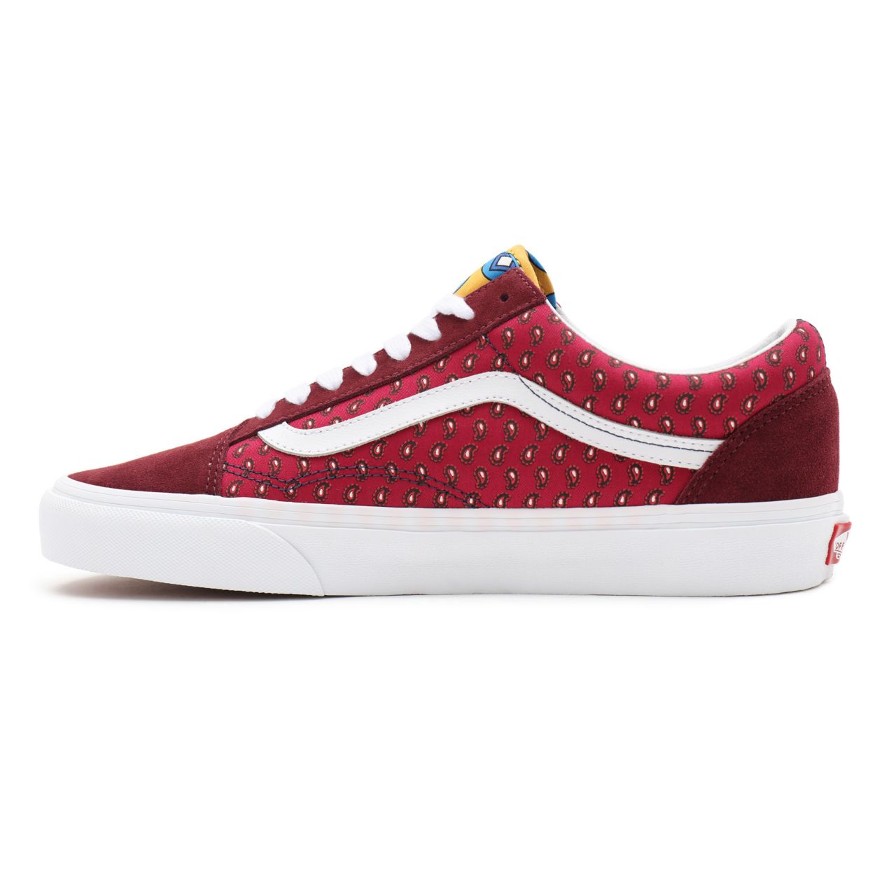 Vans Tie Print Mix Old Skool Multicolour Classic Mens Womens - (Tie Print Mix) port royale/multi VN0A38G19XI Shoes