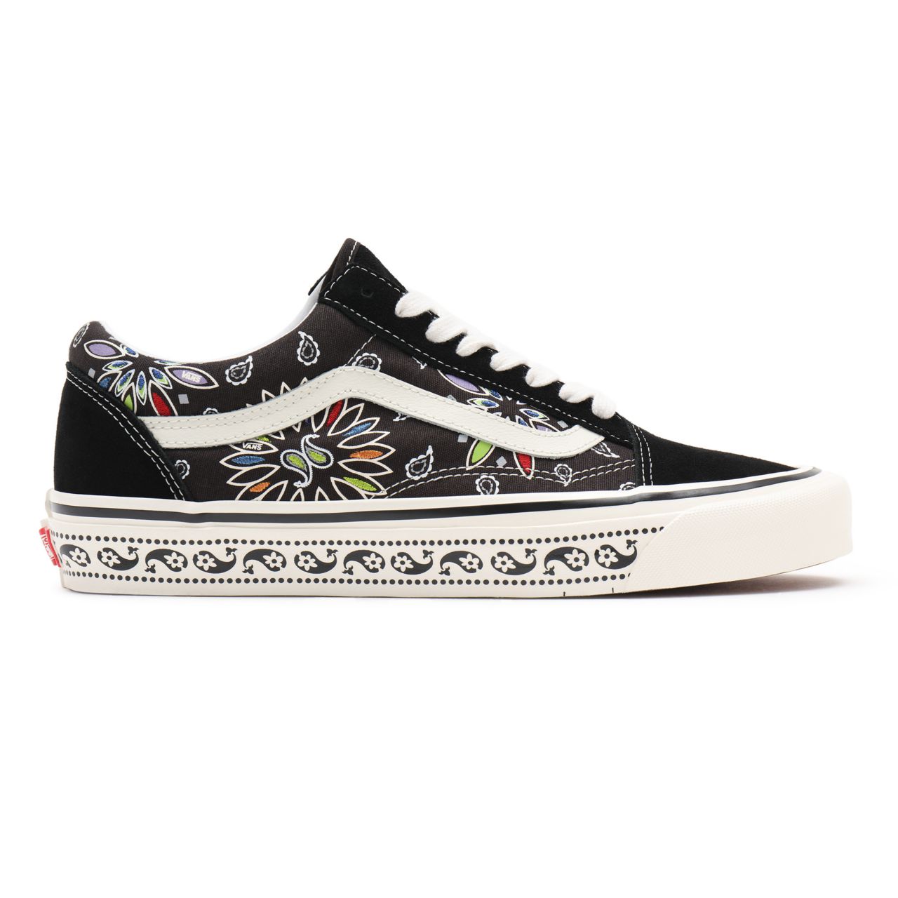 Vans Anahiem Factory Old Skool 36 DX Black Classic Mens Womens - (Anaheim Factory) Vans paisley/black VN0A54F39GG Shoes