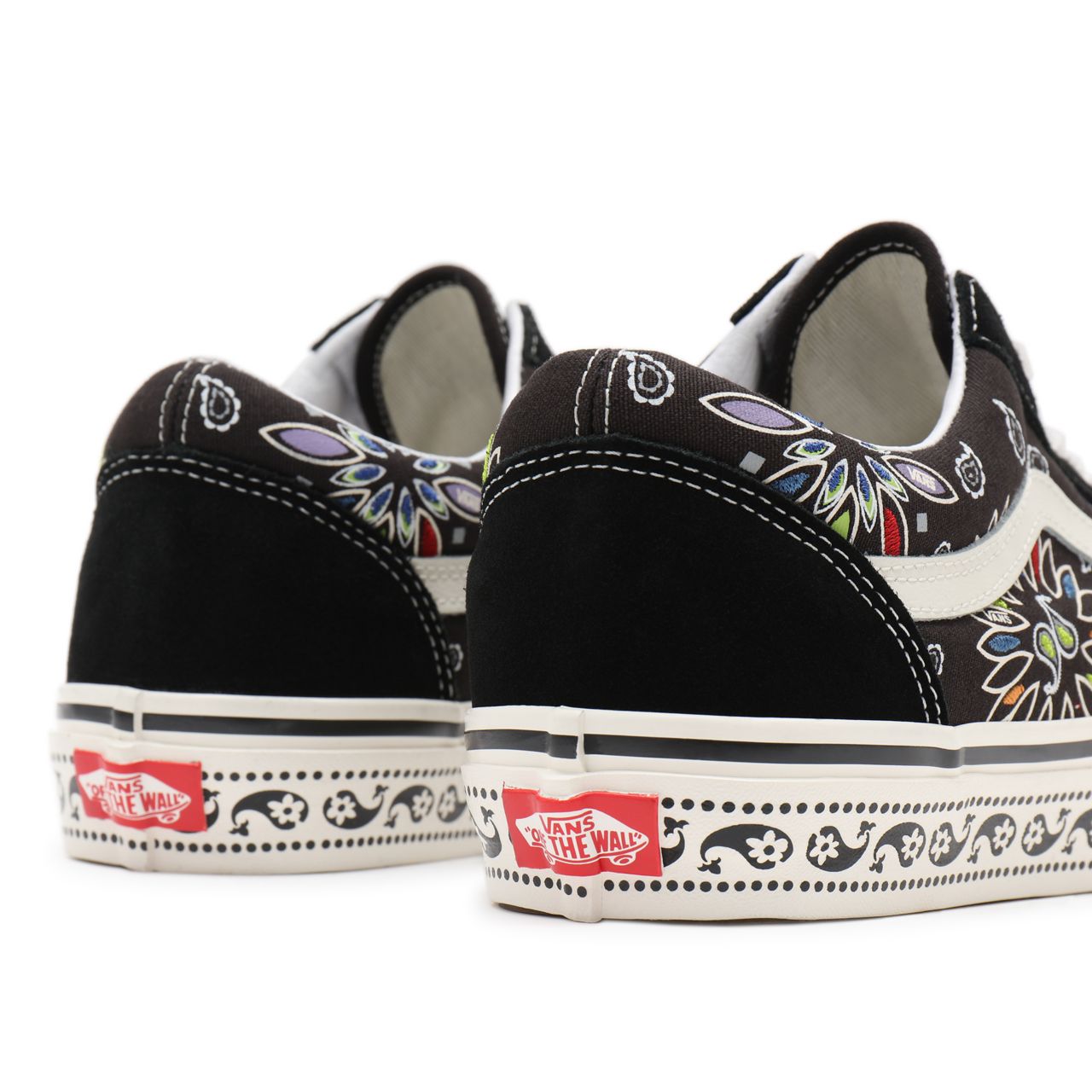 Vans Anahiem Factory Old Skool 36 DX Black Classic Mens Womens - (Anaheim Factory) Vans paisley/black VN0A54F39GG Shoes