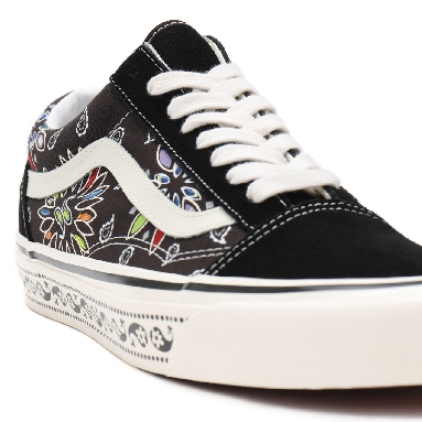 Vans Anahiem Factory Old Skool 36 DX Black Classic Mens Womens - (Anaheim Factory) Vans paisley/black VN0A54F39GG Shoes