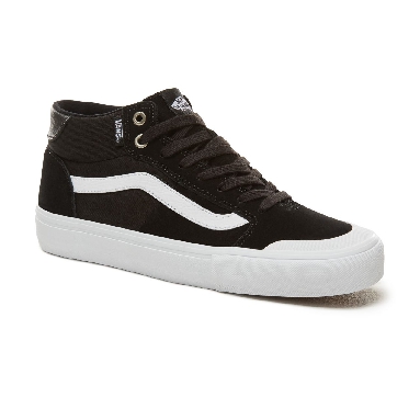 Vans Style 112 Mid Pro Classic Mens Womens - Black/White VN0A3DOVY28 Shoes