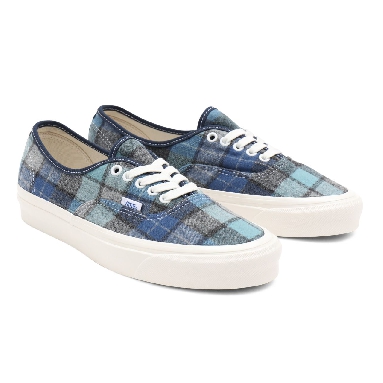 Vans Anaheim Factory Authentic 44 DX Blue Classic Mens Womens - (Anaheim Factory) pendleton/beach boy plaid VN0A54F29GS Shoes