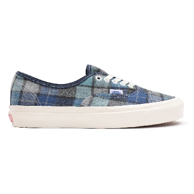 Vans Anaheim Factory Authentic 44 DX Blue Classic Mens Womens - (Anaheim Factory) pendleton/beach boy plaid VN0A54F29GS Shoes