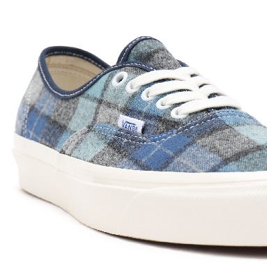 Vans Anaheim Factory Authentic 44 DX Blue Classic Mens Womens - (Anaheim Factory) pendleton/beach boy plaid VN0A54F29GS Shoes