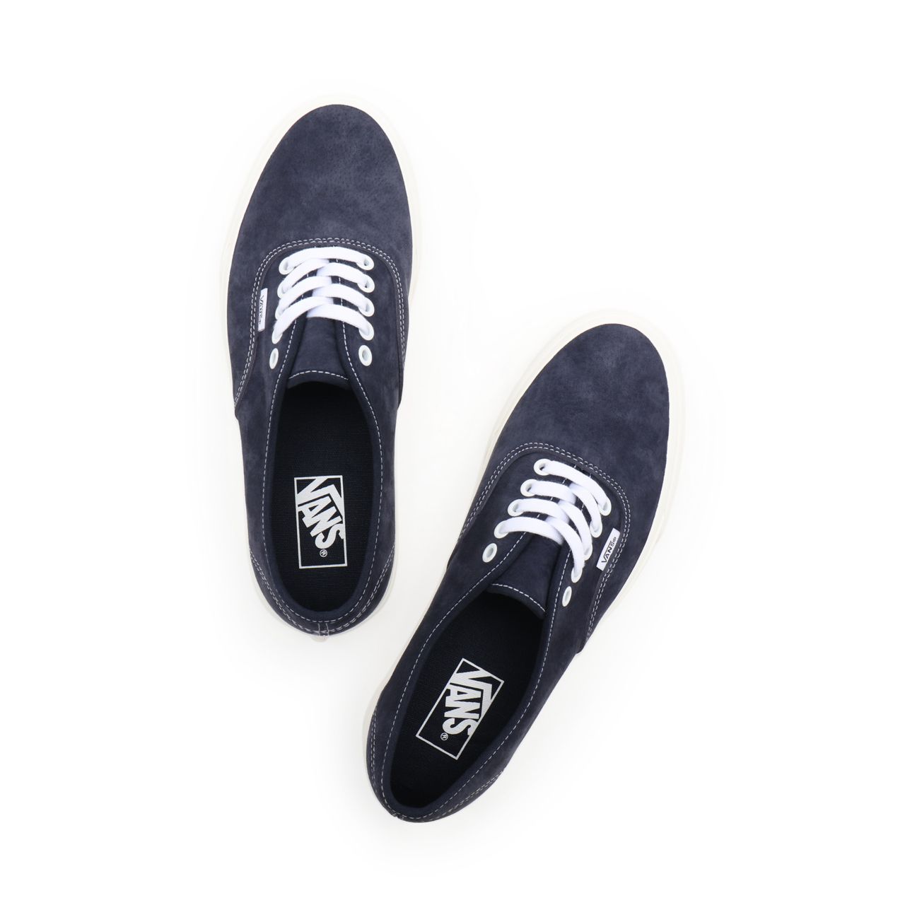 Vans Pig Suede Authentic Blue Classic Mens Womens - (Pig Suede) parisian night/snow white VN0A5HZS9G5 Shoes