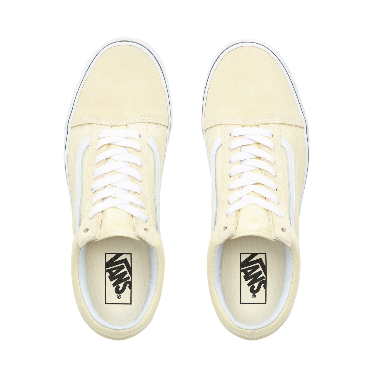 Vans Old Skool Classic Mens Womens - Vanilla Custard/True White VN0A38G1VKV Shoes