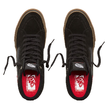 Vans Sk8-Hi Pro Classic Mens Womens - Black-Gum VN000VHGB9M Shoes