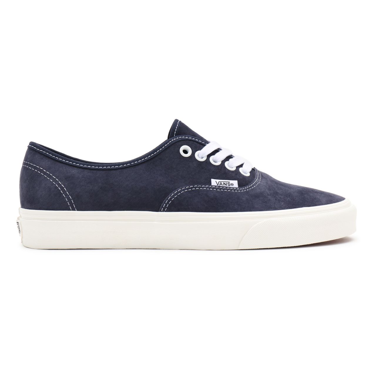 Vans Pig Suede Authentic Blue Classic Mens Womens - (Pig Suede) parisian night/snow white VN0A5HZS9G5 Shoes