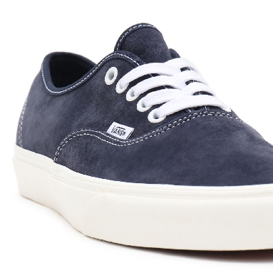 Vans Pig Suede Authentic Blue Classic Mens Womens - (Pig Suede) parisian night/snow white VN0A5HZS9G5 Shoes