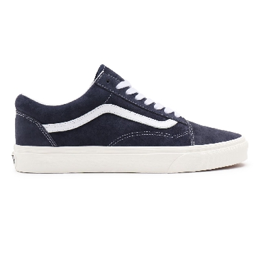 Vans Pig Suede Old Skool Blue Classic Mens Womens - (Pig Suede) parisian night/snow white VN0A38G19G5 Shoes