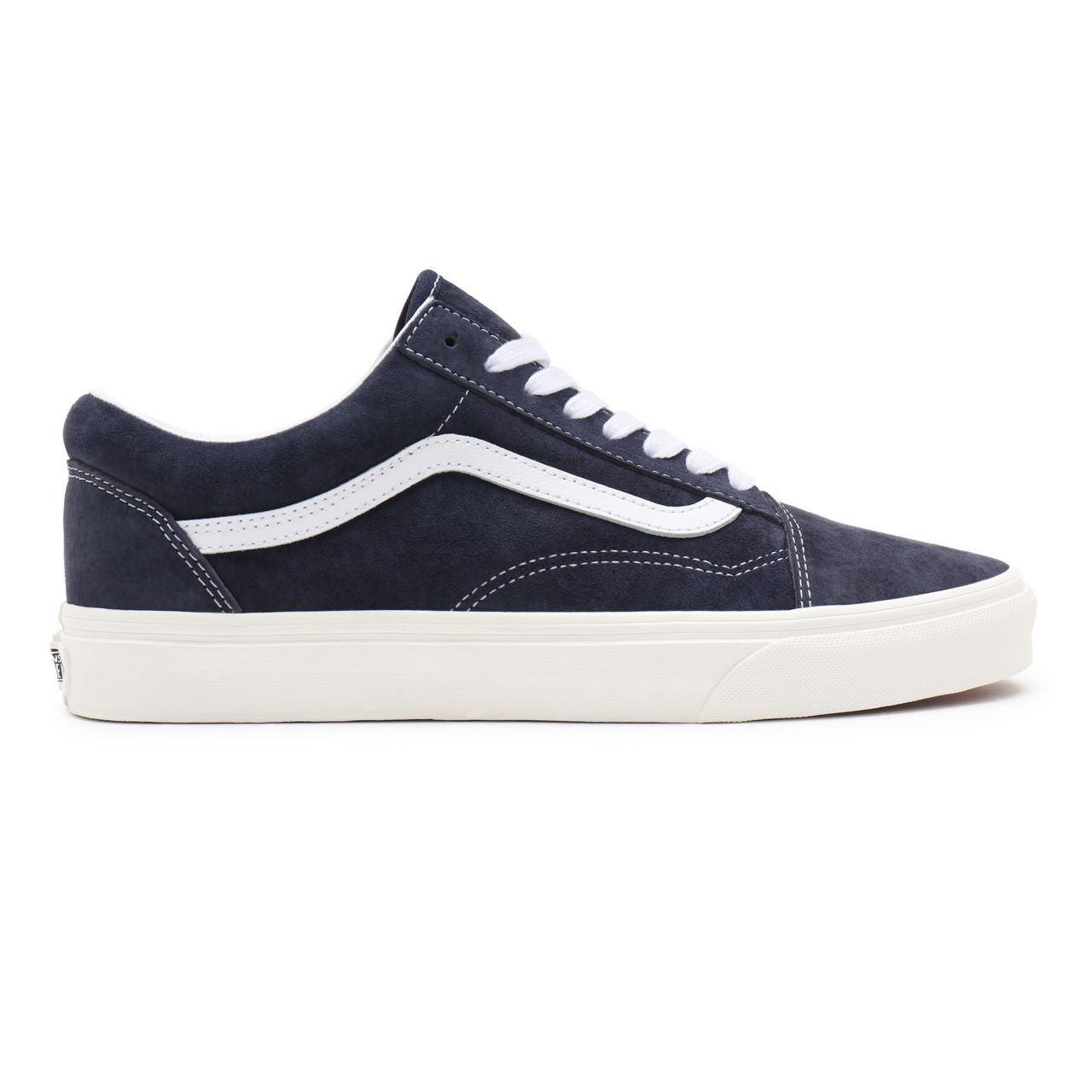 Vans Pig Suede Old Skool Blue Classic Mens Womens - (Pig Suede) parisian night/snow white VN0A38G19G5 Shoes