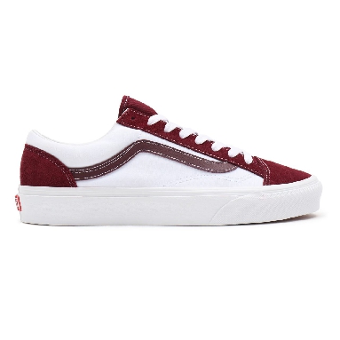 Vans Classic Sport Style 36 Red Classic Mens Womens - (Classic Sport) port royale/true white VN0A54F69YI Shoes