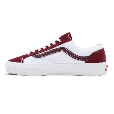 Vans Classic Sport Style 36 Red Classic Mens Womens - (Classic Sport) port royale/true white VN0A54F69YI Shoes