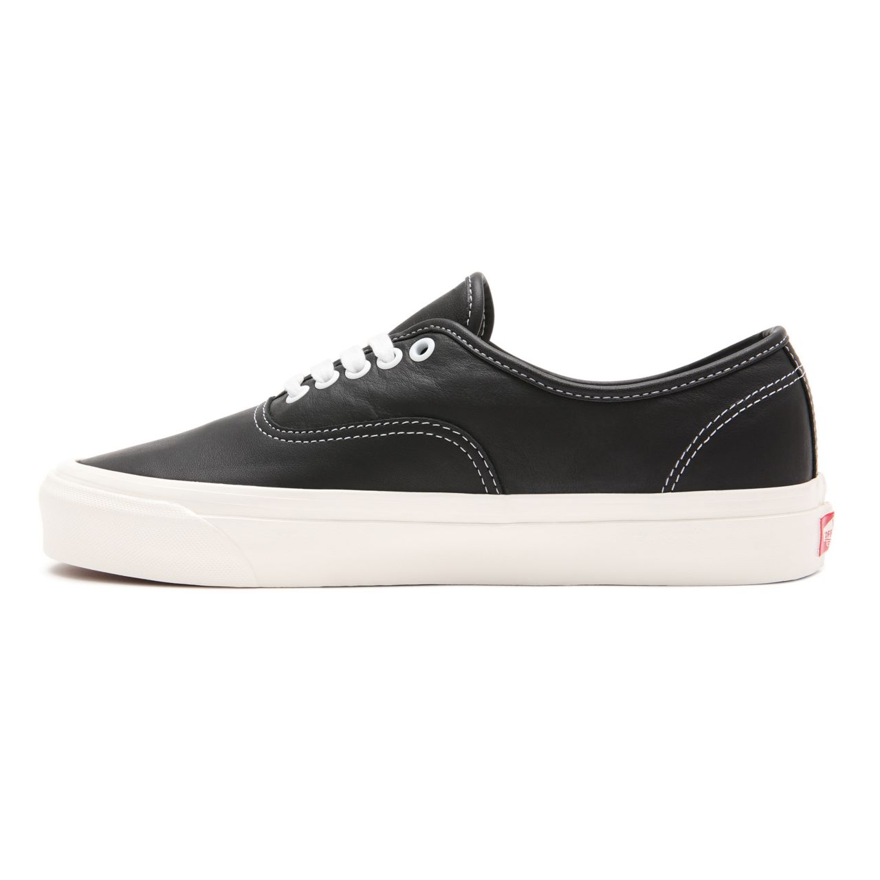 Vans Anaheim Factory Authentic 44 DX Black Classic Mens Womens - (Anaheim Factory) black/leather VN0A54F2103 Shoes