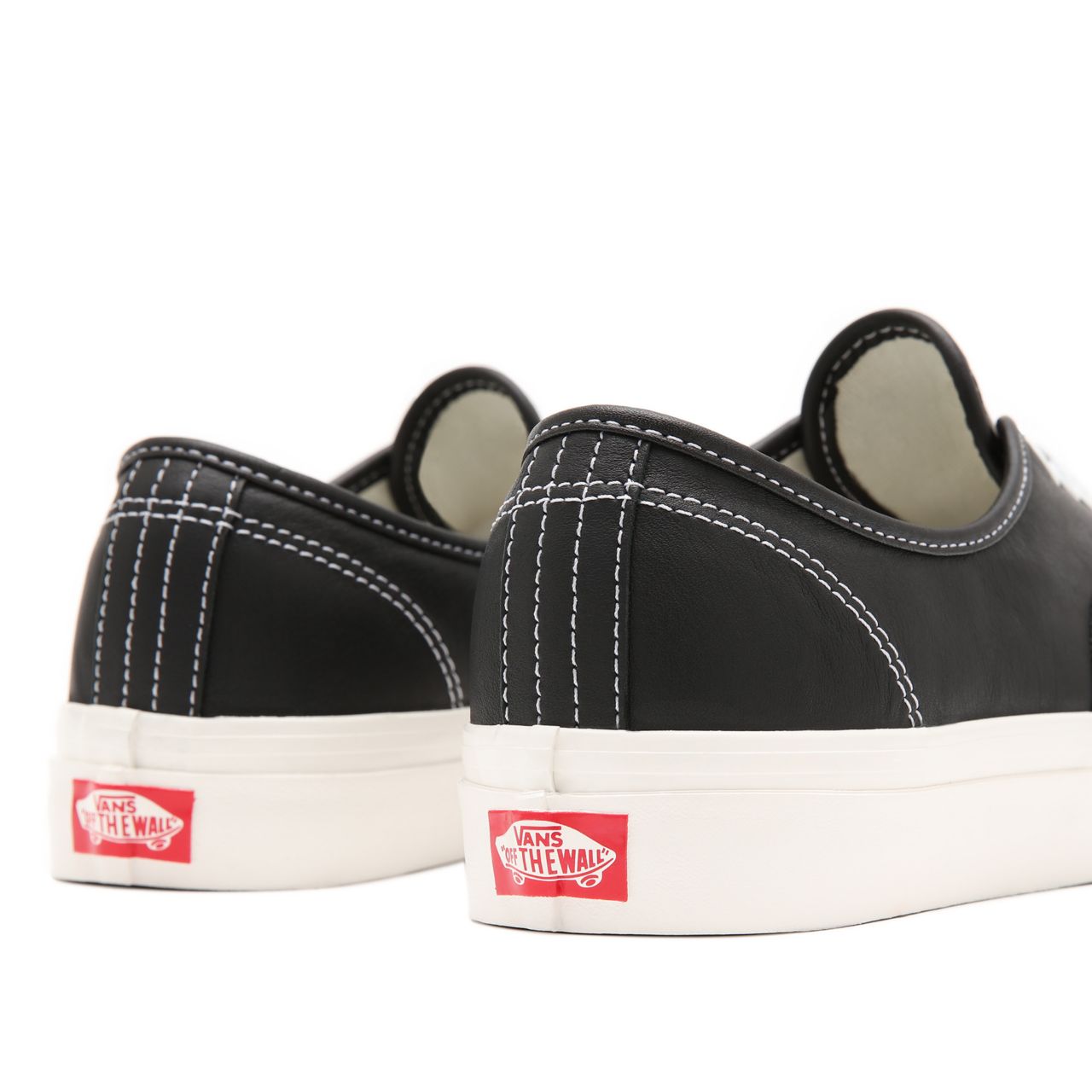 Vans Anaheim Factory Authentic 44 DX Black Classic Mens Womens - (Anaheim Factory) black/leather VN0A54F2103 Shoes