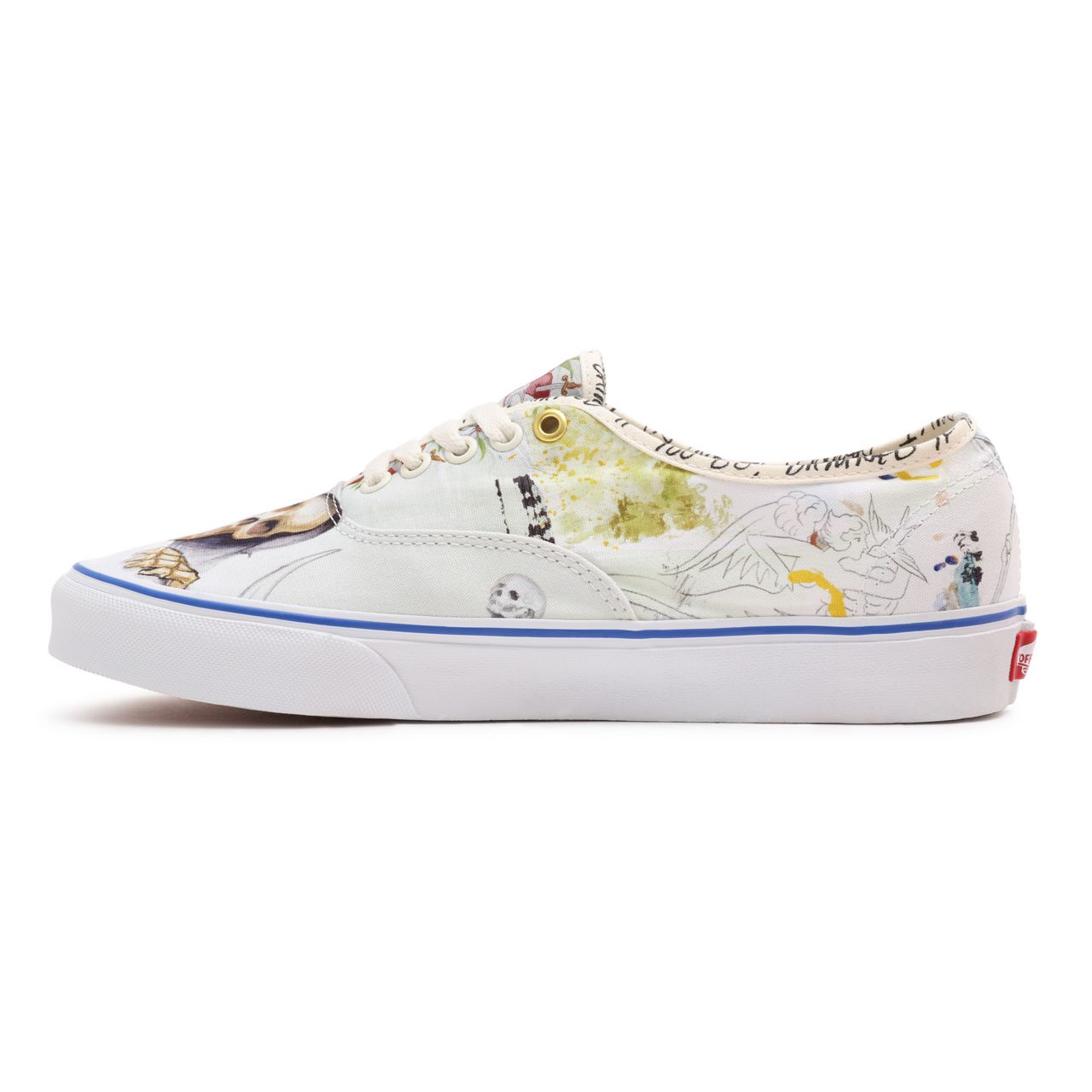 Vans OTW Gallery Authentic Multicolour Classic Mens Womens - (OTW Gallery N. Kostechko) allover repeat VN0A5HZS9FX Shoes