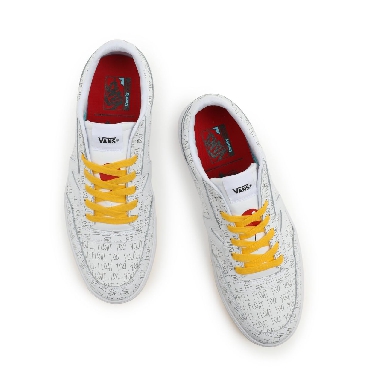 Vans X It Lowland ComfyCush White Classic Mens Womens - (Terror) True White/Spectra Yellow VN0A4TZY91J Shoes