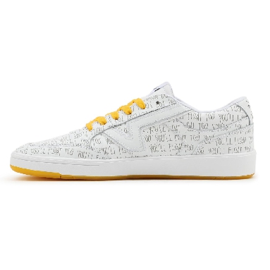 Vans X It Lowland ComfyCush White Classic Mens Womens - (Terror) True White/Spectra Yellow VN0A4TZY91J Shoes